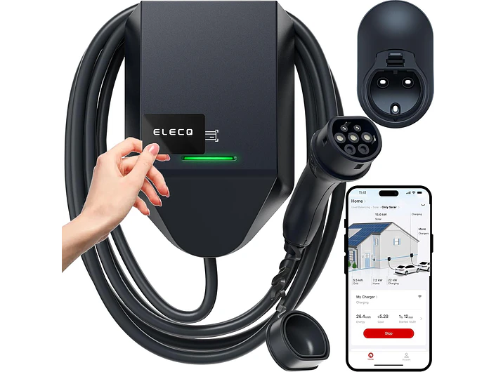 Wallbox 11 kW | 16A | App Wi-Fi | RFID | OCPP | DLB | Solar | Gestão de Utilizadores 1