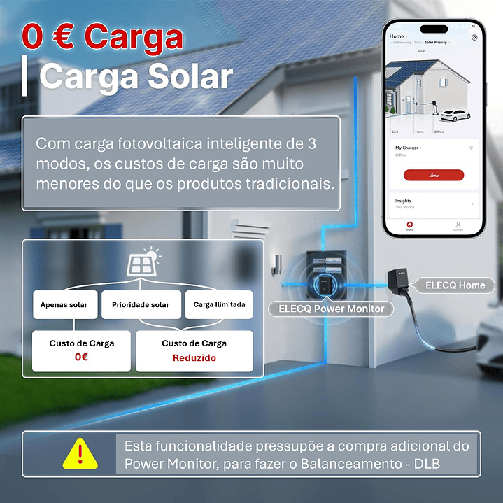 Wallbox - 11 kw / 16 A - WiFi - OCPP - RFID - DLB Balanceamento Solar - Gestão Utilizadores 9