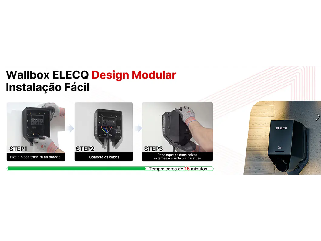 Wallbox 11 kW | 16A | App Wi-Fi | RFID | OCPP | DLB | Solar | Gestão de Utilizadores 12