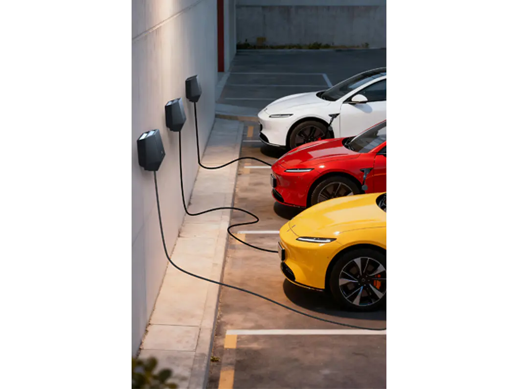 Wallbox 22 kW | 32A | Tomada ou Cabo 5m | App | RFID | OCPP | DLB | Solar 2