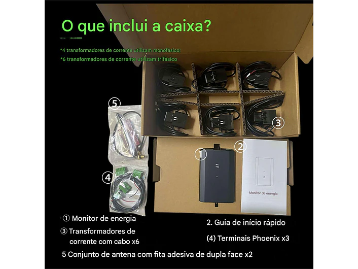 Power Monitor - DLB - Balanceador WI-FI ELECQ - Monofásico ou Trifásico 8
