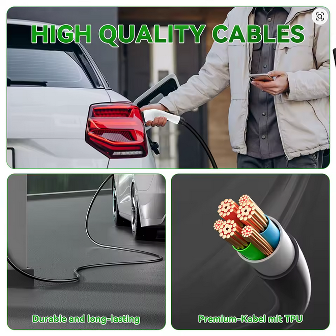 Wallbox Carregador - 7 kw - 32A - C/ CABO Incluido - SEM APP 3