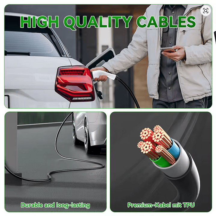 Wallbox Carregador - 7 kw - 32A - C/ CABO Incluido - SEM APP 3