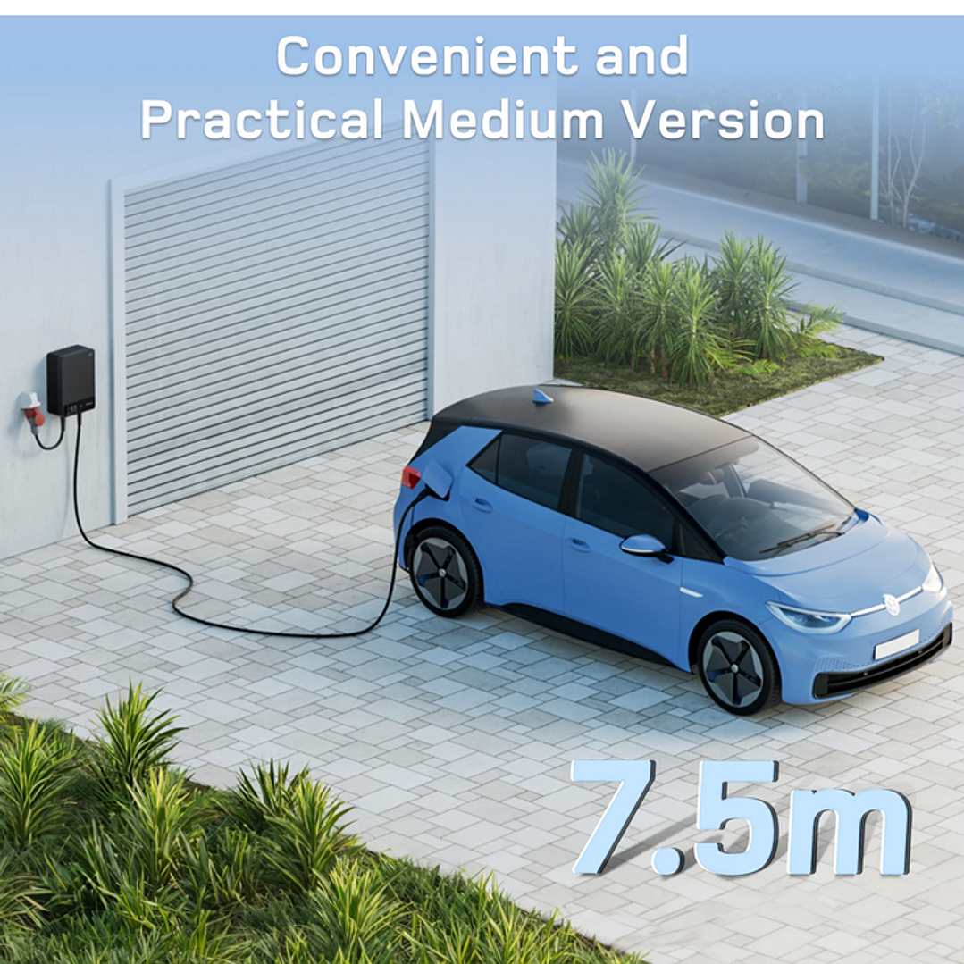 Cabo Carregamento de Substituição de 7 Kw - 32A - Monofasico - 7.5 ou 10 Metros 12