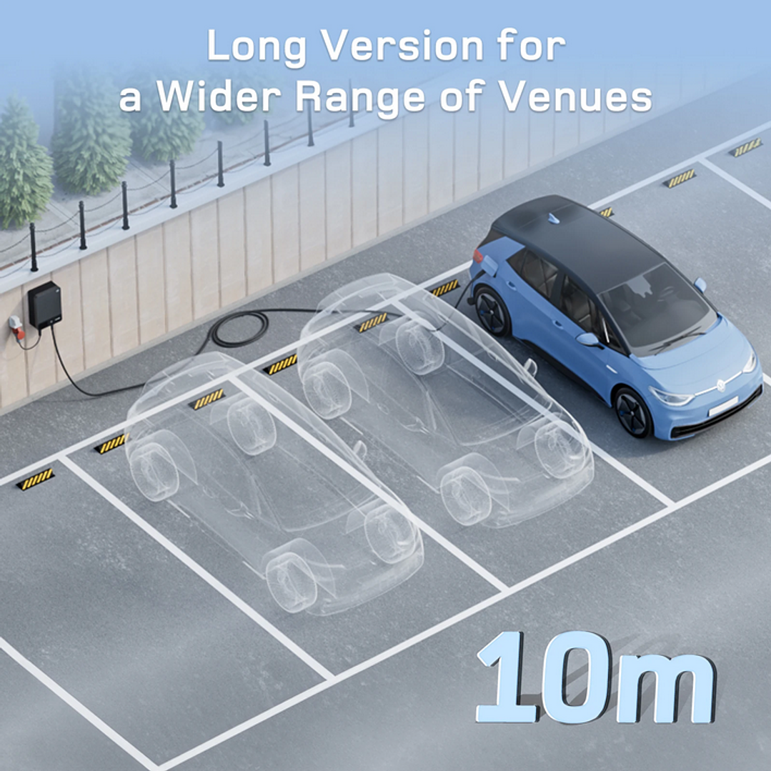 Cabo Carregamento de Substituição de 7 Kw - 32A - Monofasico - 7.5 ou 10 Metros 13
