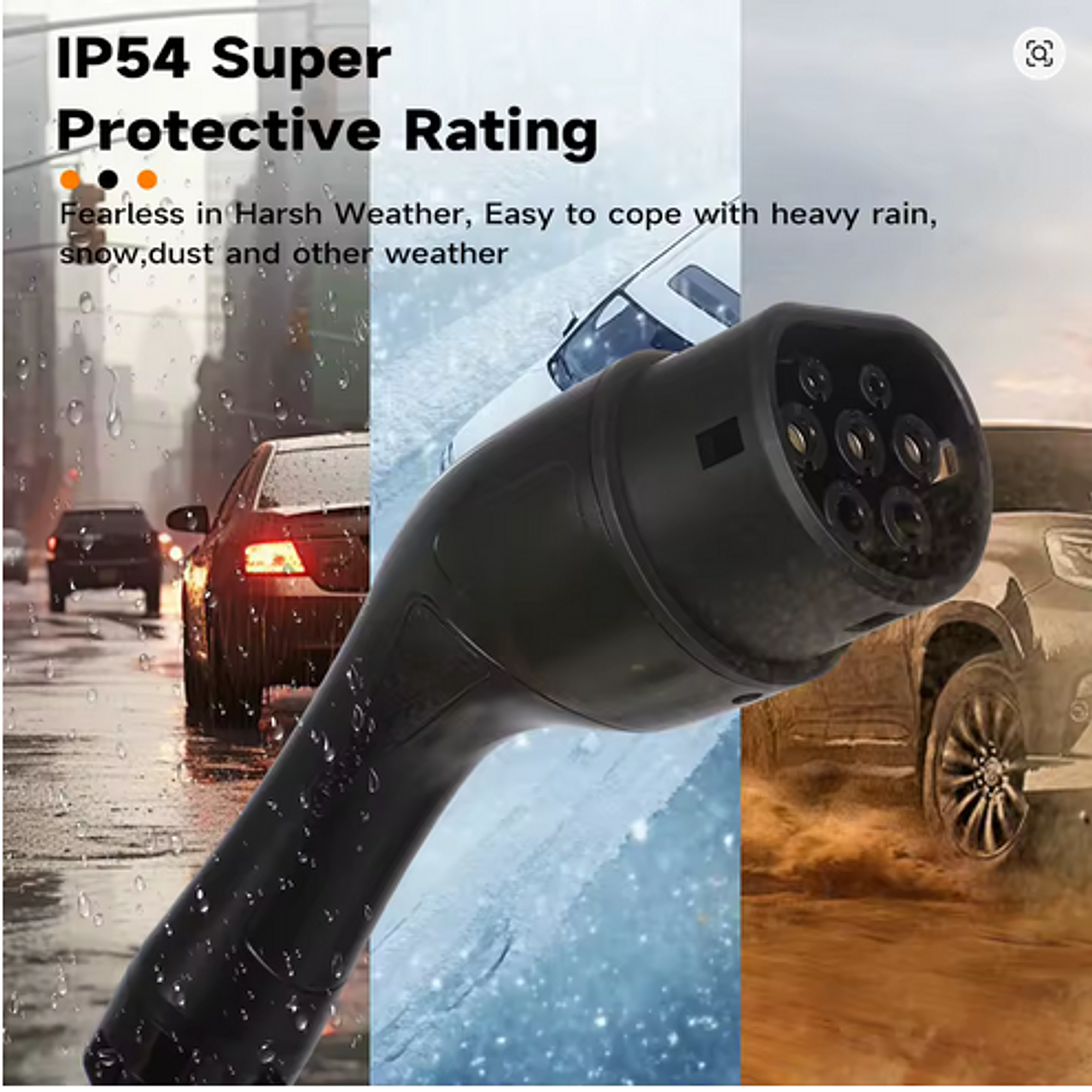 Carregador Portátil 3,5 kw - 16A - WI-FI e APP - 4 Metros Cabo 3