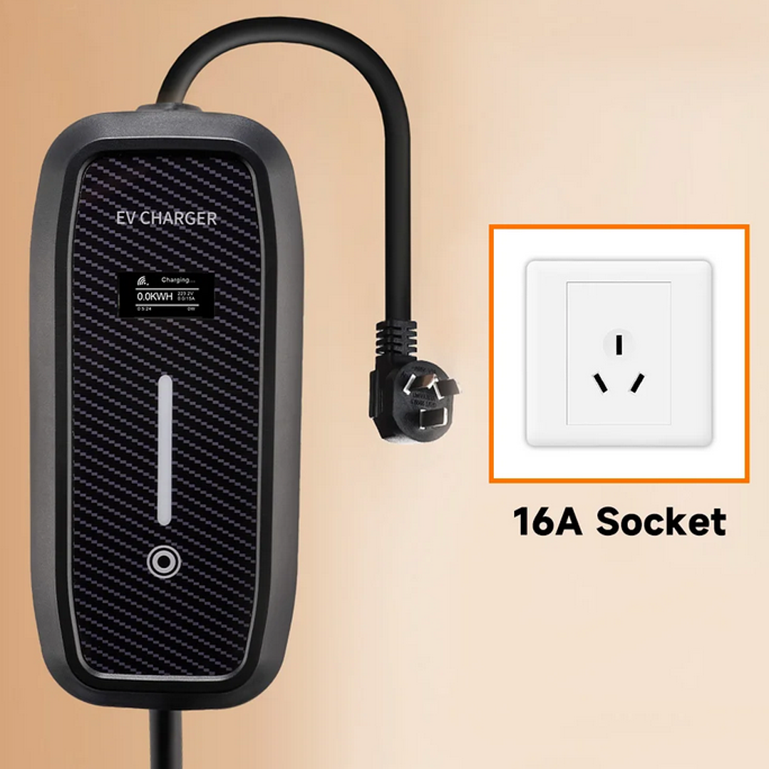 Carregador Portátil 3,5 kw - 16A - WI-FI e APP - 4 Metros Cabo 7