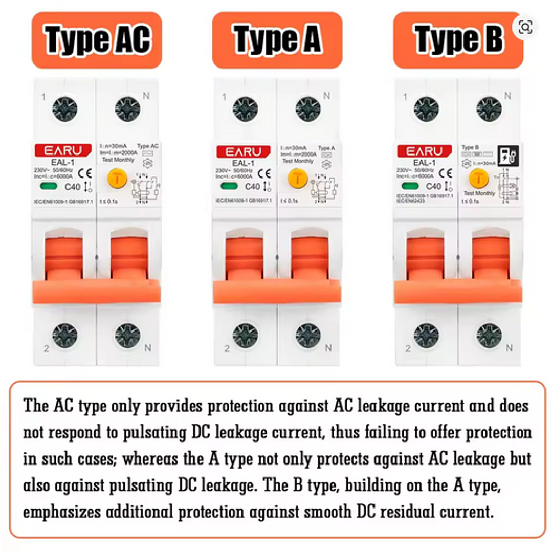 RCBO Diferencial e Disjuntor 2 em 1 - Monofasico - 40a -30 ma - TIPO B 5