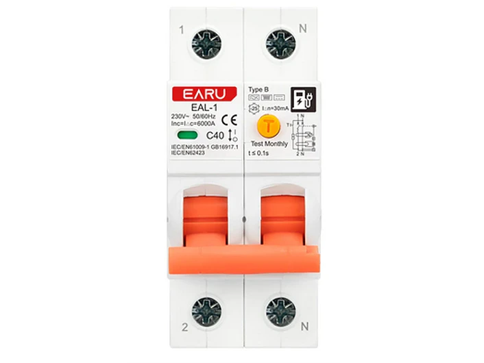 RCBO Diferencial e Disjuntor 2 em 1 - Monofasico - 40a -30 ma - TIPO B 1
