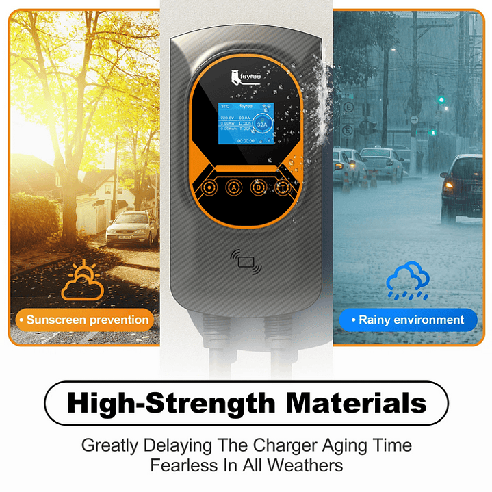 Wallbox Carregador Parede - 7 kw - 32 A - DLB Balanceamento Carga - APP WI-FI e Cartões 18