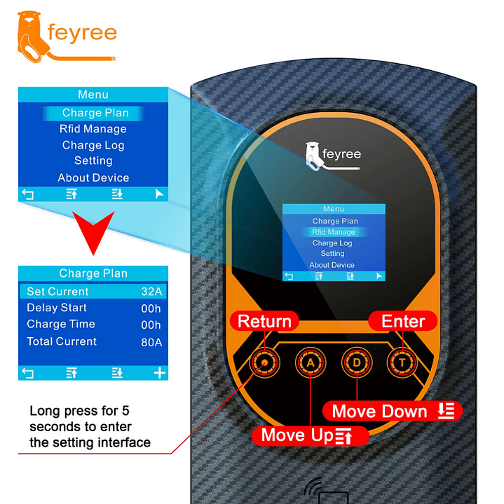Wallbox Carregador Parede - 11 kw - 16A - Balanceamento Carga - APP e Cartões 18