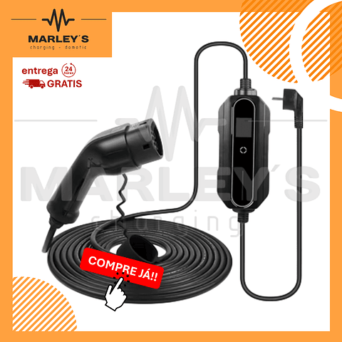 Carregador Portátil 3,5 kw - 16A - 15 ou 20 METROS DE CABO