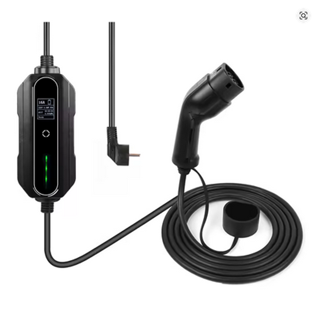 Carregador Portátil 3,5 kw - 16A - 15 ou 20 METROS DE CABO 7