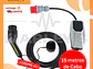 Carregador Portátil 11 kW | 16A | 15 Metros | Ecrã LCD | Corrente Ajustável | Delay - Miniatura 1