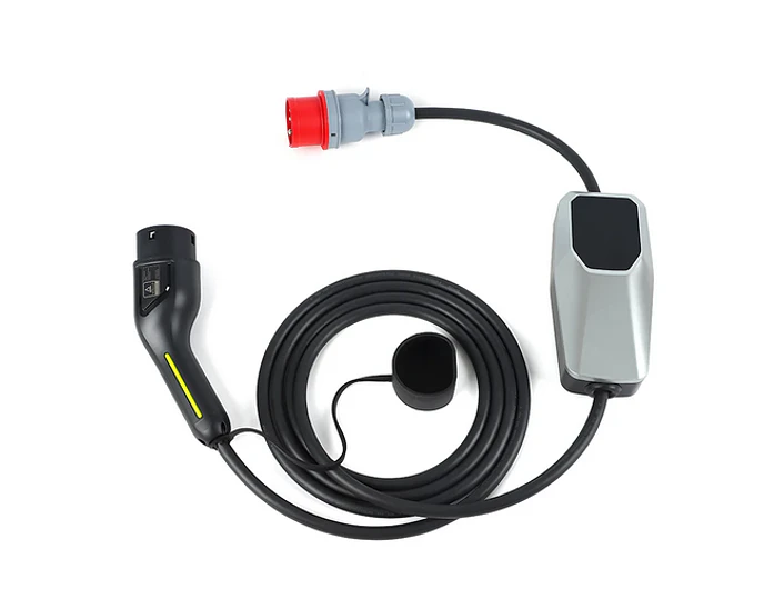 Carregador Portátil 11 kW | 16A | 15 Metros | Ecrã LCD | Corrente Ajustável | Delay 6