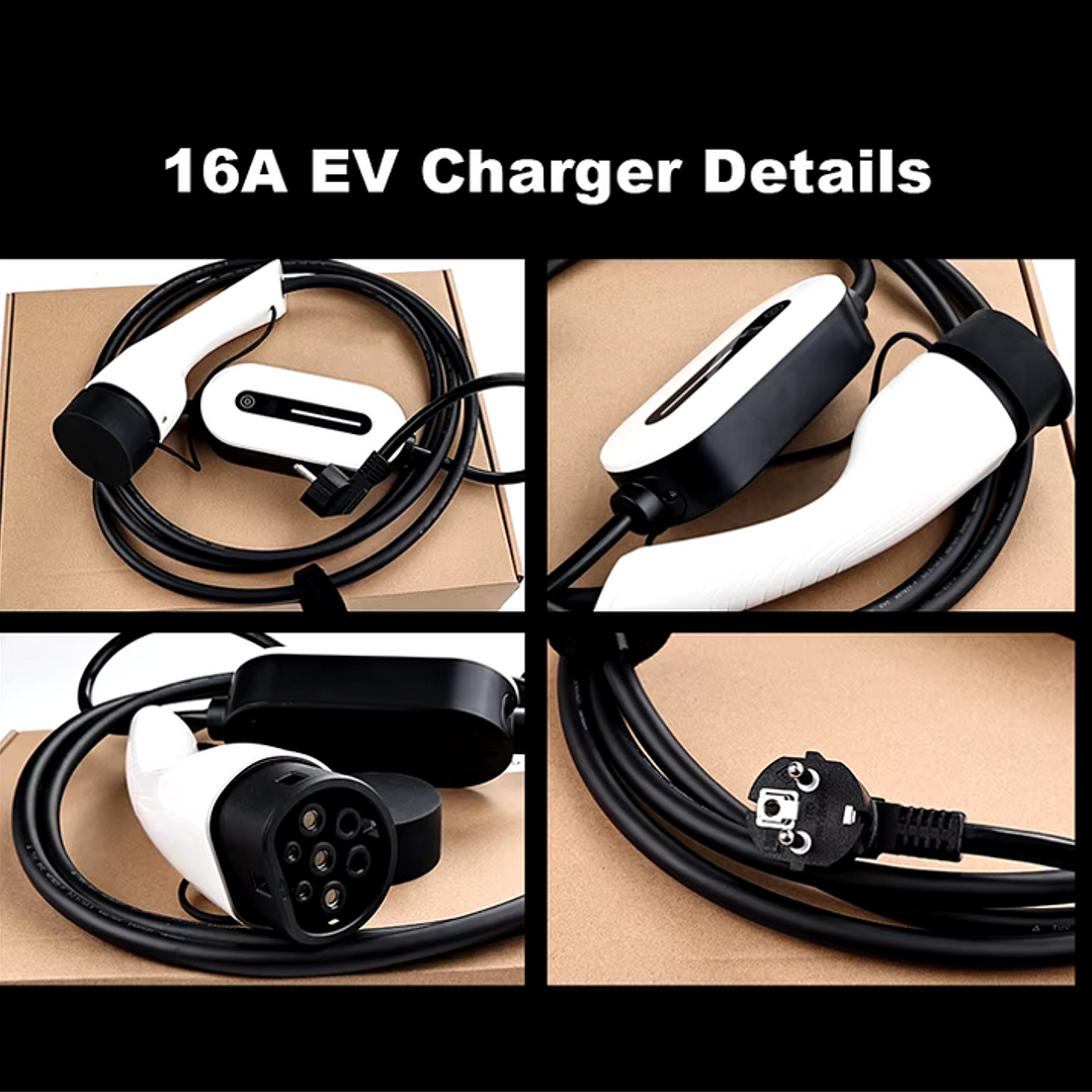 Carregador Portátil Doméstico - 3.5 kw - 16A - 5 METROS CABO  5