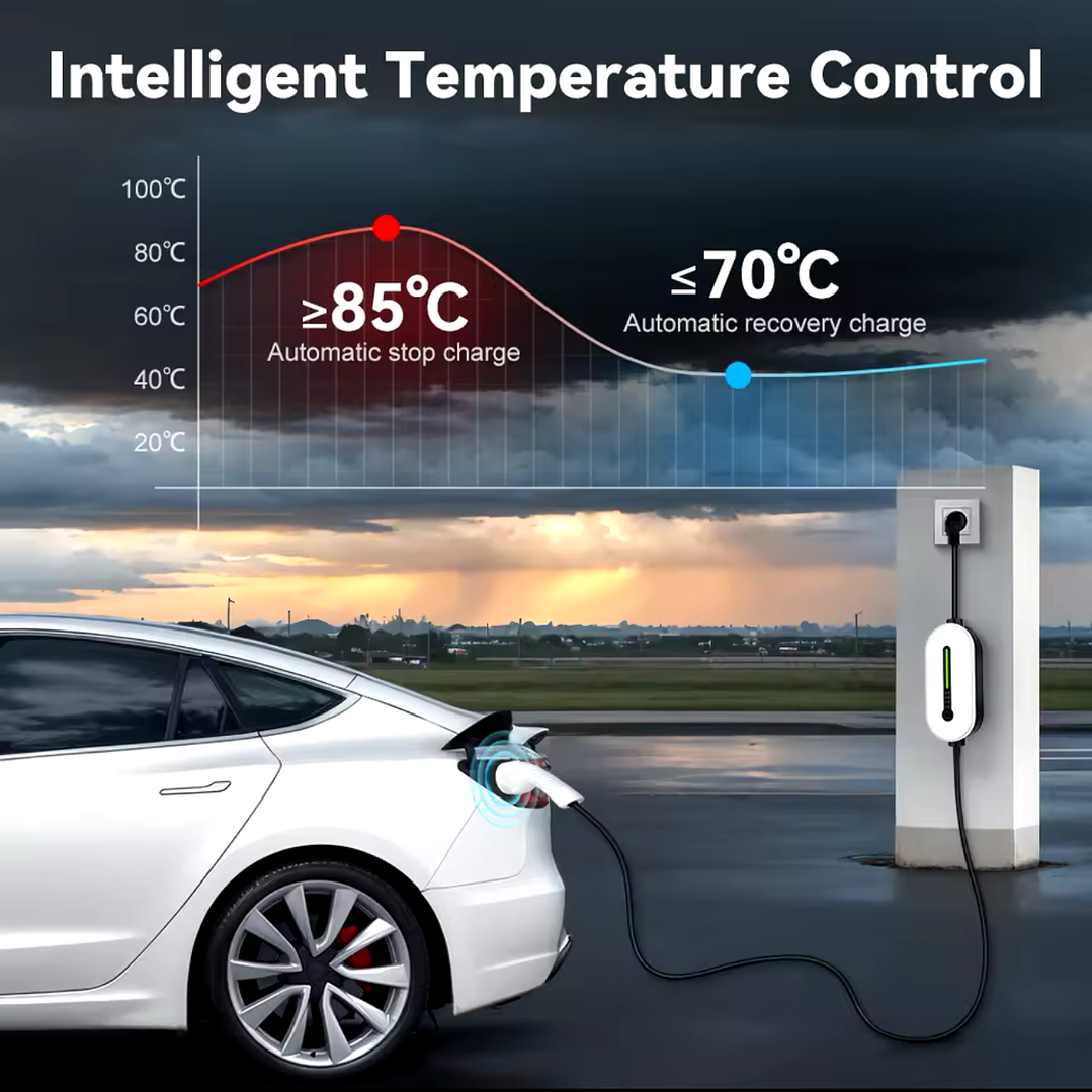 Carregador Portátil Doméstico - 3.5 kw - 16A - 5 METROS CABO  9