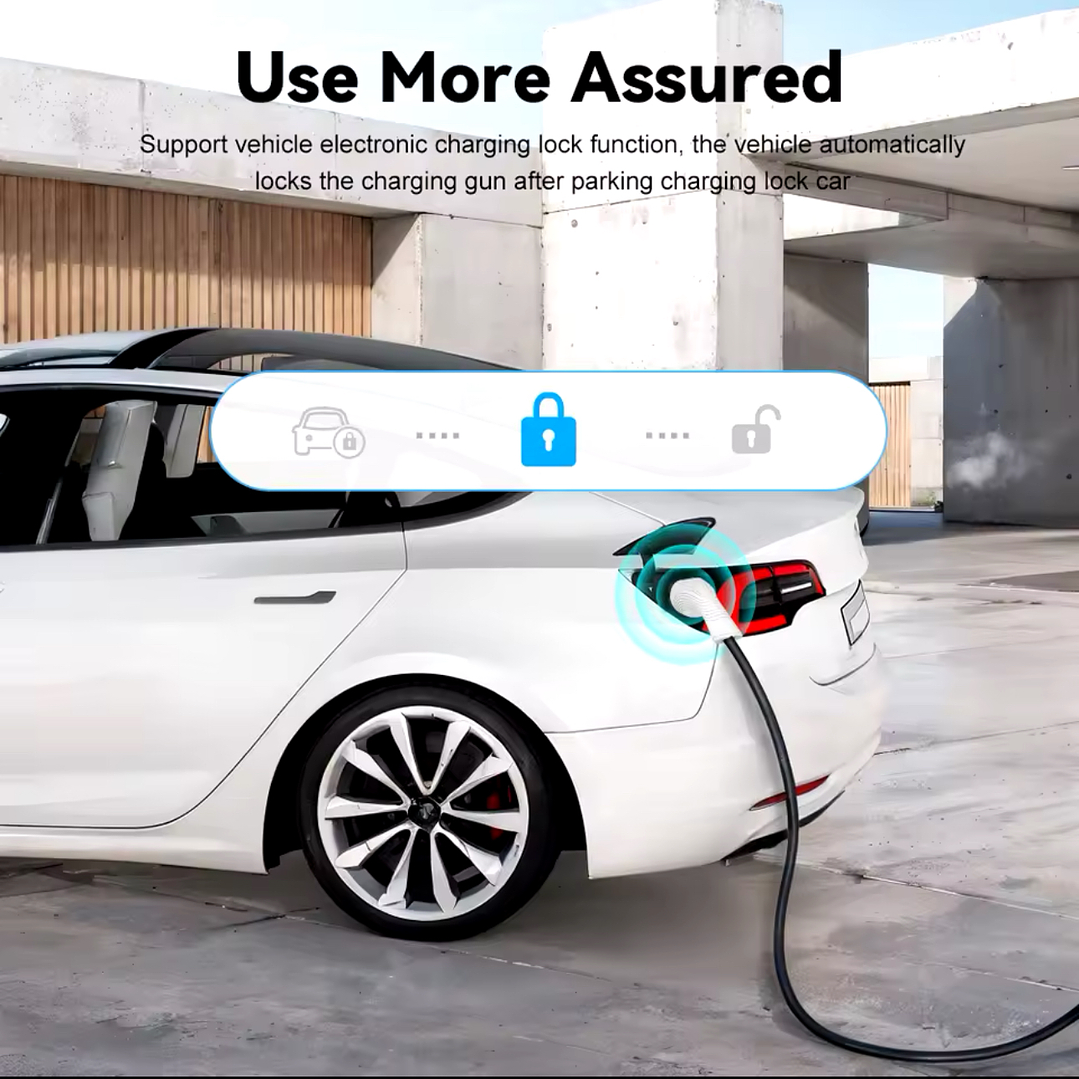 Carregador Portátil Doméstico - 3.5 kw - 16A - 5 METROS CABO  11