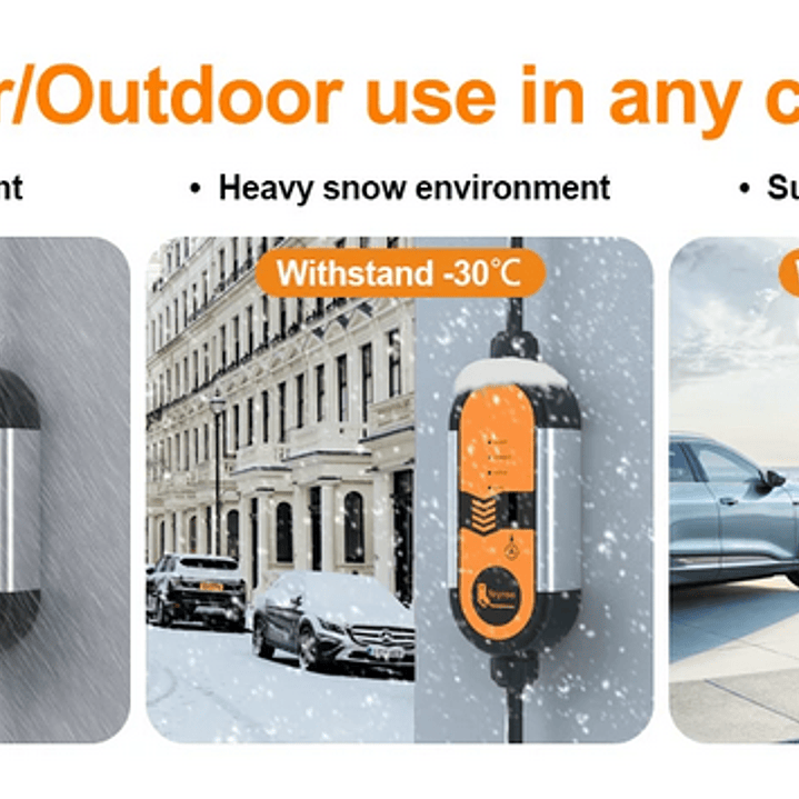 Carregador Portátil 3,5 kw - 16A - Bolsa Transporte - 5 METROS CABO 18