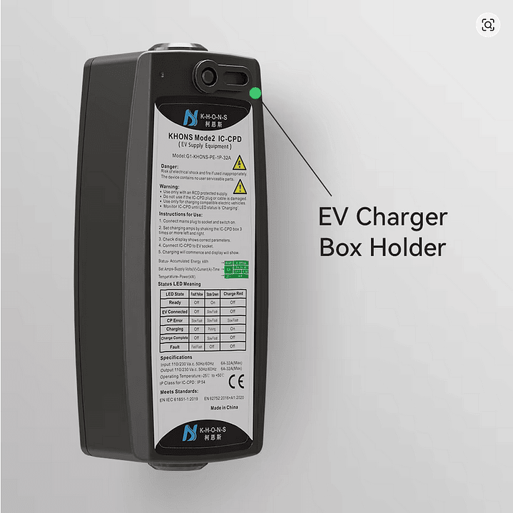 Carregador Portátil 3,5 kw - 16A - Bolsa Transporte - 5 METROS CABO 3