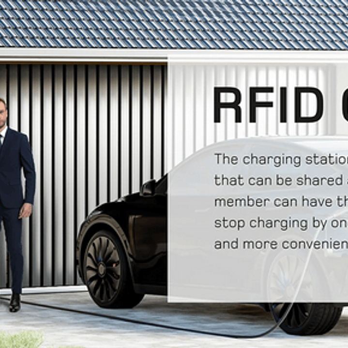 Wallbox Carregador Parede - 22 kw - 32 A - C/ APP WI-FI e Cartões - 10 METROS Cabo 4