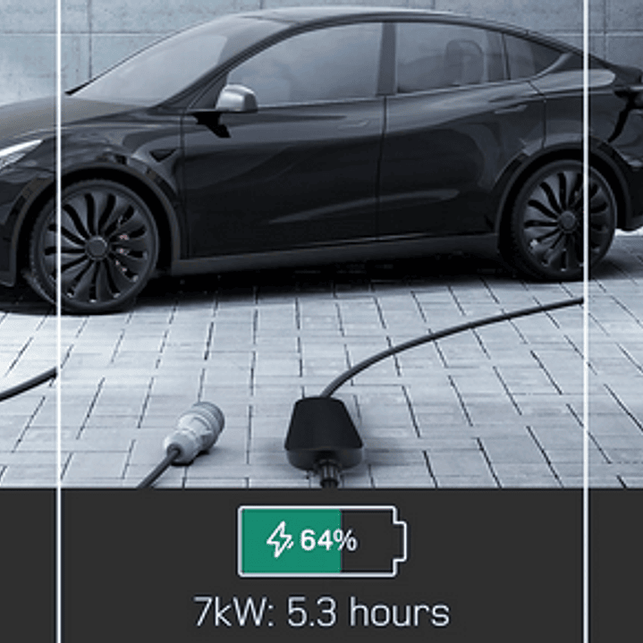 Wallbox Carregador Parede - 22 kw - 32 A - C/ APP WI-FI e Cartões - 10 METROS Cabo 7