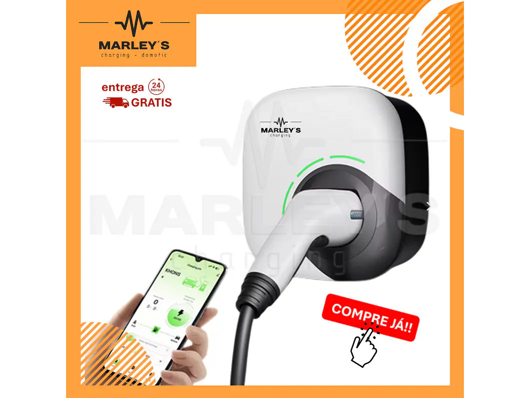 Wallbox 22 kW | 32A | Cabo 5m | App | RFID 1