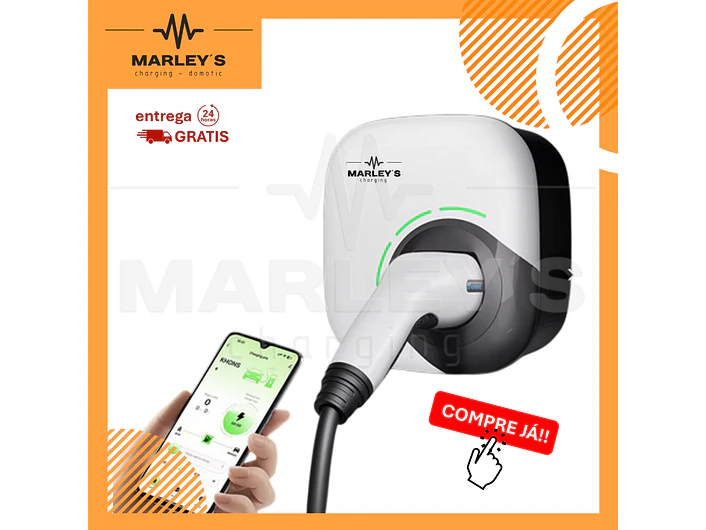 Wallbox 22 kW | 32A | Cabo 5m | App | RFID 1