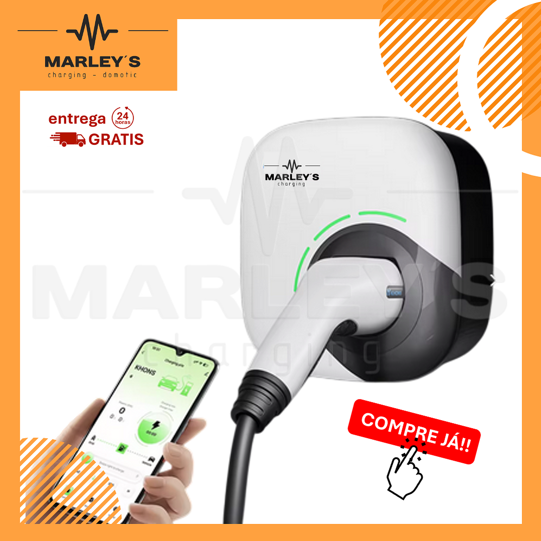 Carregador carros elétricos híbridos - 22 KW - 32A - 3 fases - Tipo2 1