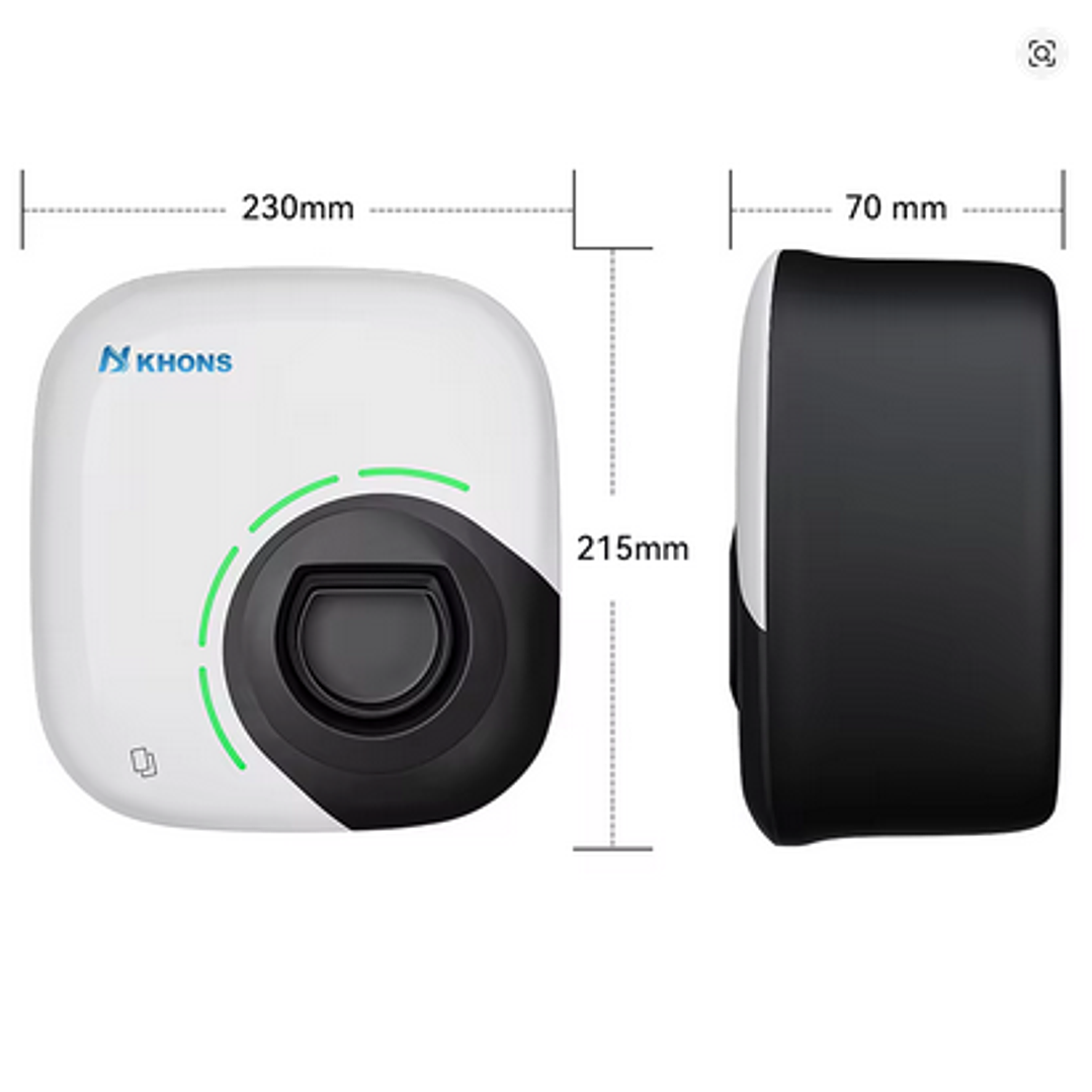 Carregador carros elétricos híbridos - 22 KW - 32A - 3 fases - Tipo2 3