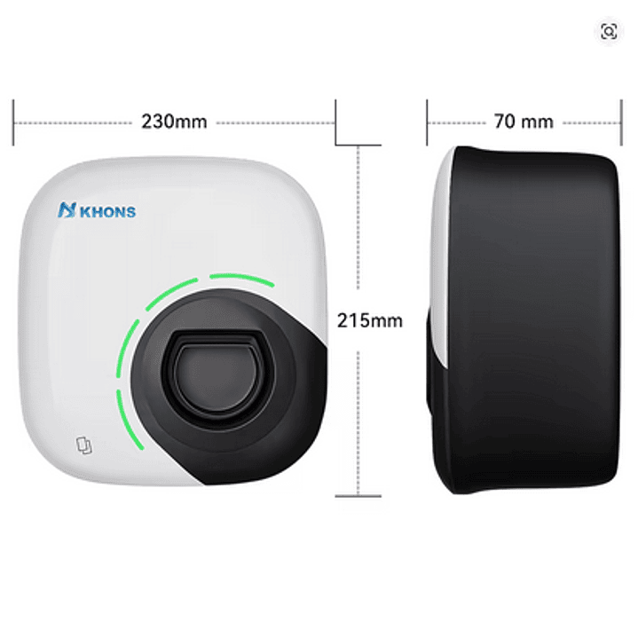 Carregador carros elétricos híbridos - 22 KW - 32A - 3 fases - Tipo2 3