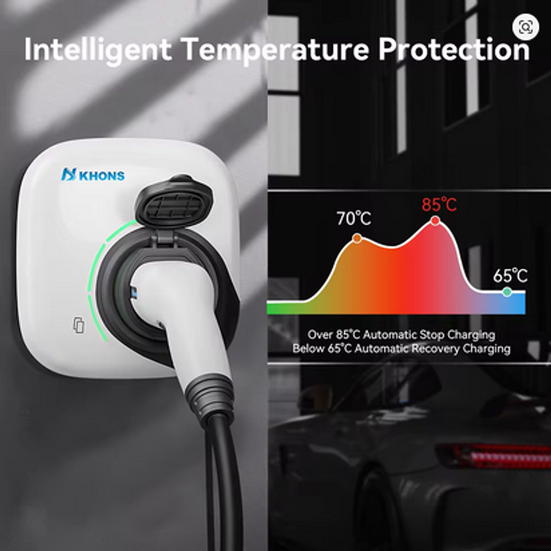 Carregador carros elétricos híbridos - 22 KW - 32A - 3 fases - Tipo2 11