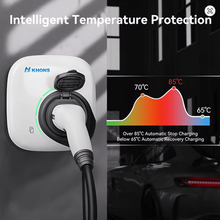 Carregador carros elétricos híbridos - 22 KW - 32A - 3 fases - Tipo2 11