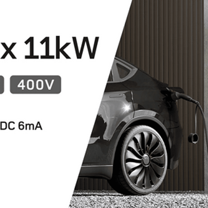 Wallbox Carregador Parede - 11 kw - 16 A - C/ APP WI-FI e Cartões - 10 METROS Cabo 9