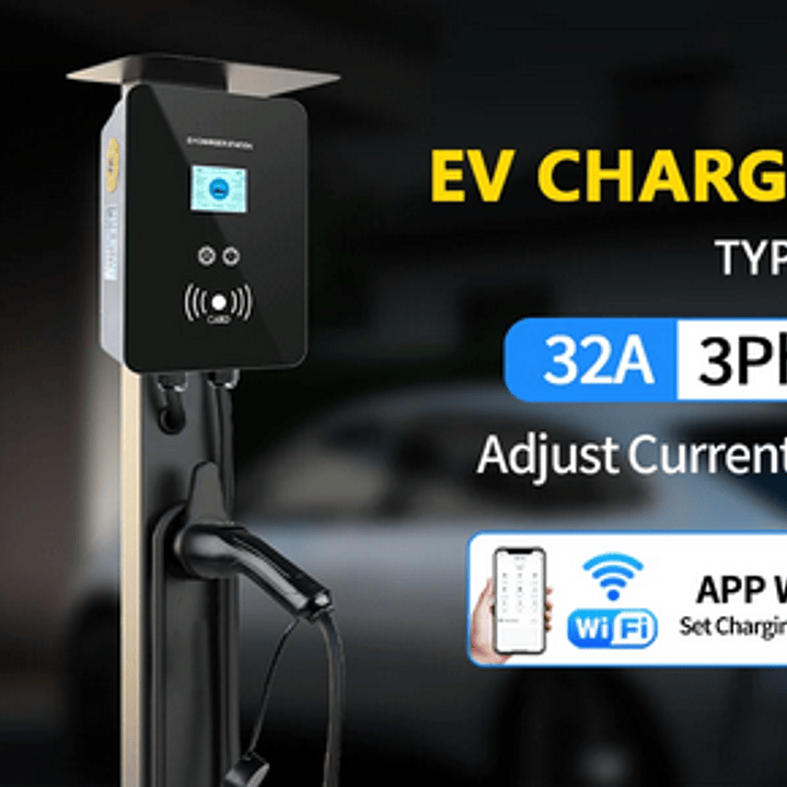 Wallbox Carregador Parede - 22 kw - 32A - Balanceamento Carga - APP e Cartões 8