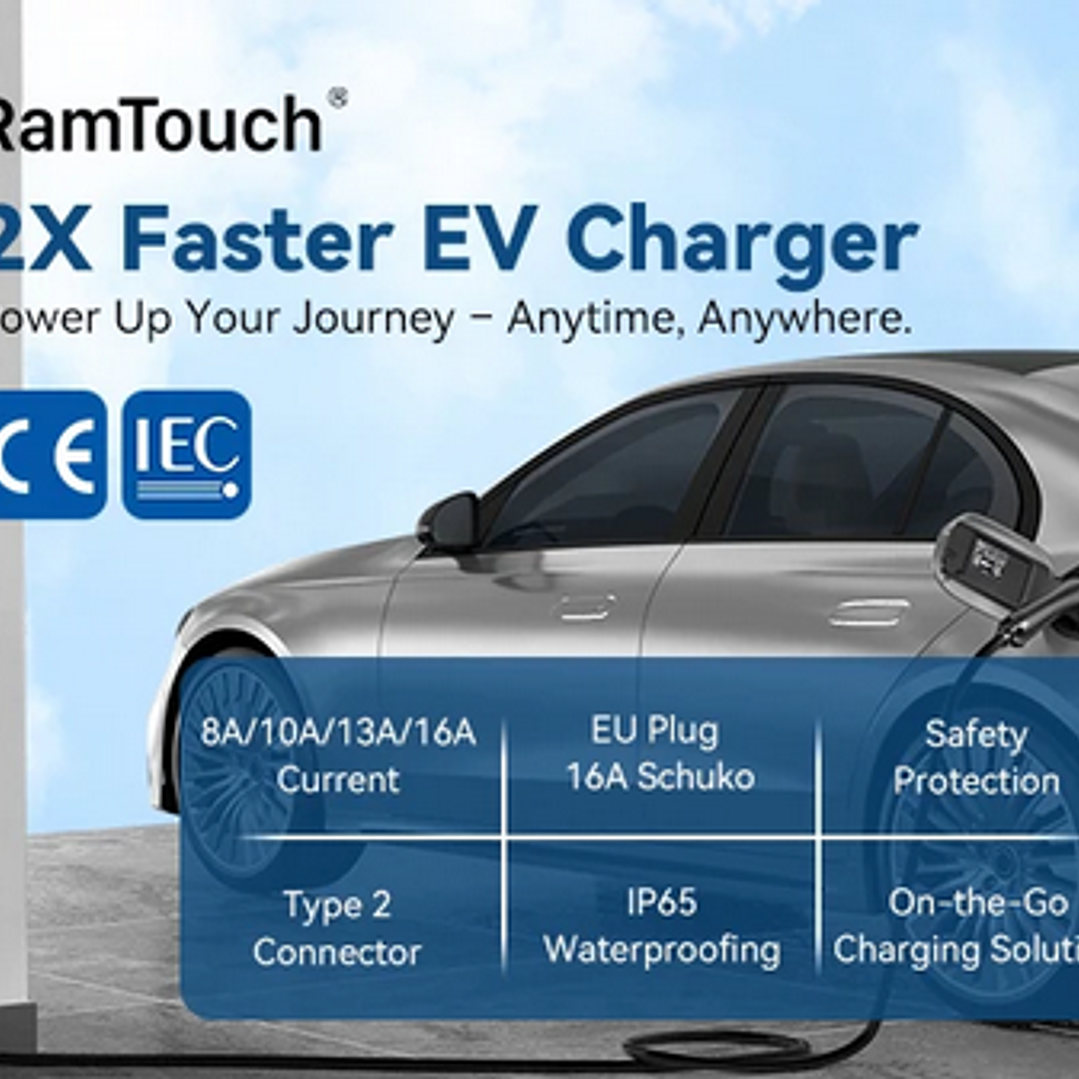 Carregador Portátil 3.7 kw - 16A - Saco Transporte - 6.5 METROS CABO  7