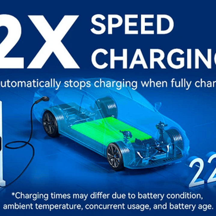 Carregador Portátil 3.7 kw - 16A - Saco Transporte - 6.5 METROS CABO  13
