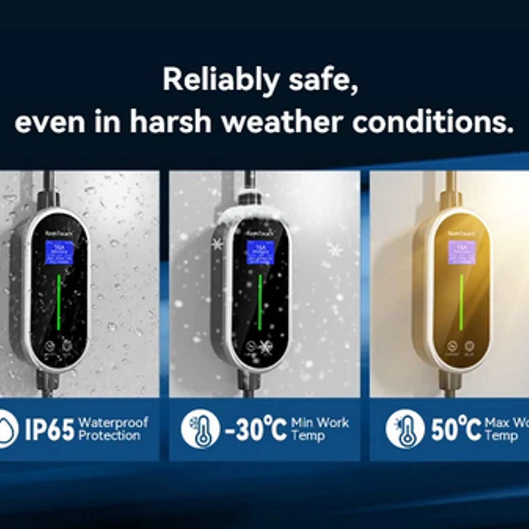 Carregador Portátil 3.7 kw - 16A - Saco Transporte - 6.5 METROS CABO  14