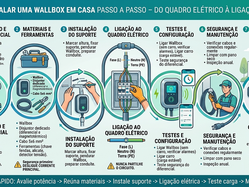 Como instalar uma Wallbox em Casa ou Empresa - passo a passo