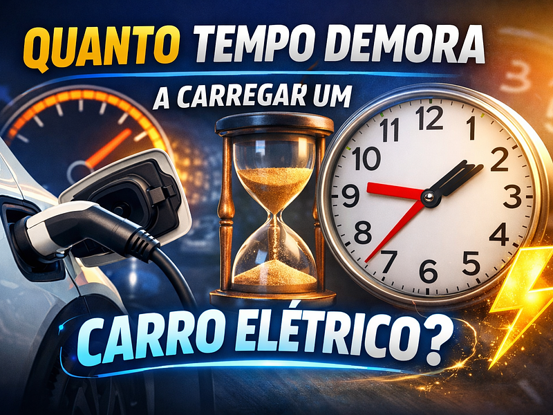 Quanto tempo demora a carregar um carro elétrico?