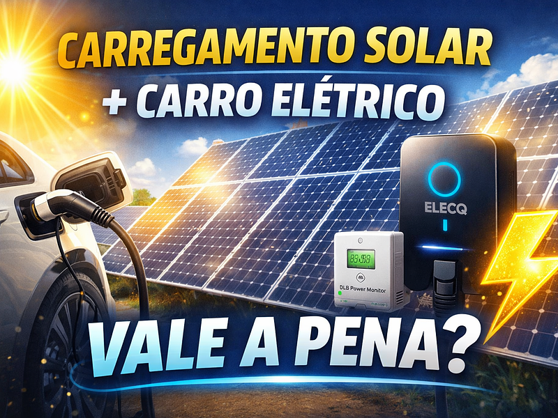Carregamento solar + carro elétrico: vale a pena?