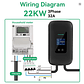 Wallbox Carregador Parede - 22 kw - 32 A - C/ WI-FI e Cartão RFID - 10 METROS Cabo - Thumbnail 10