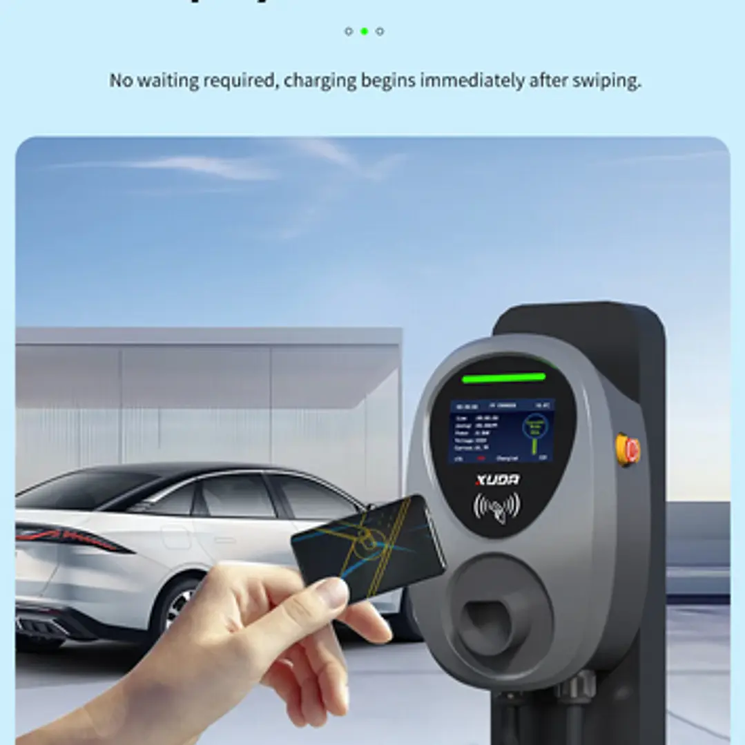 Wallbox Carregador Parede - 7 kw - 32 A - C/ APP WI-FI e Cartões 13