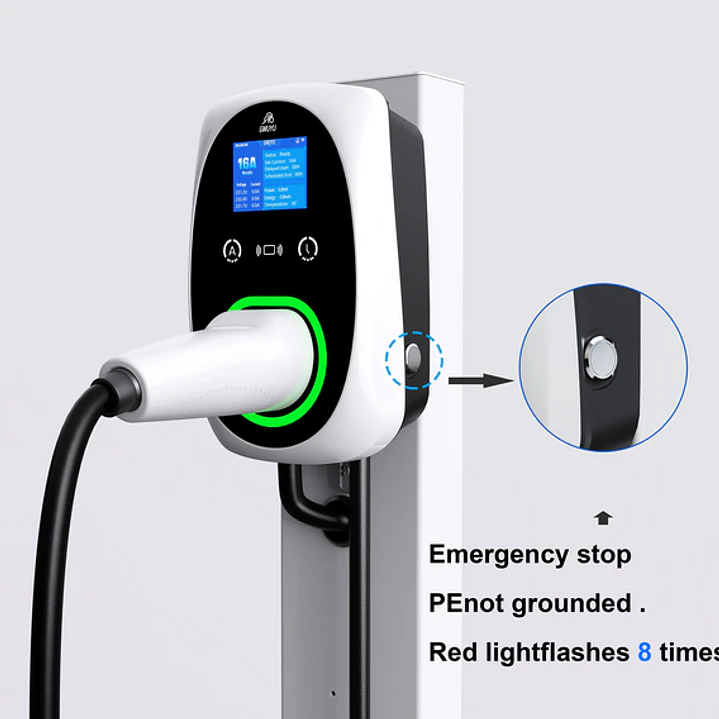 Wallbox Carregador Parede - 11 kw - 16 A - C/ APP e Cartões 7