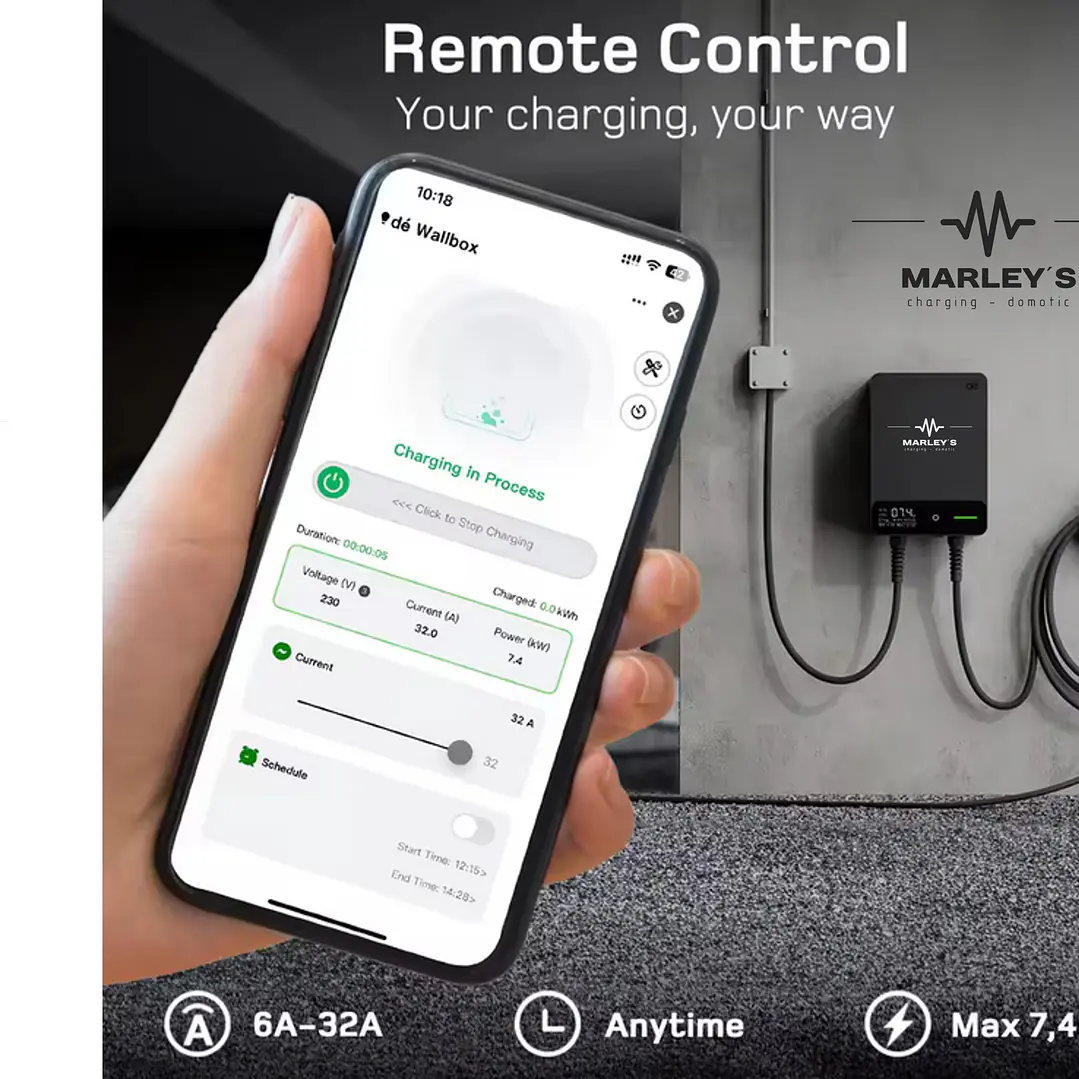Wallbox Carregador Parede - 11 kw - 16 A - C/ APP WI-FI e Cartões - 10 METROS Cabo 3