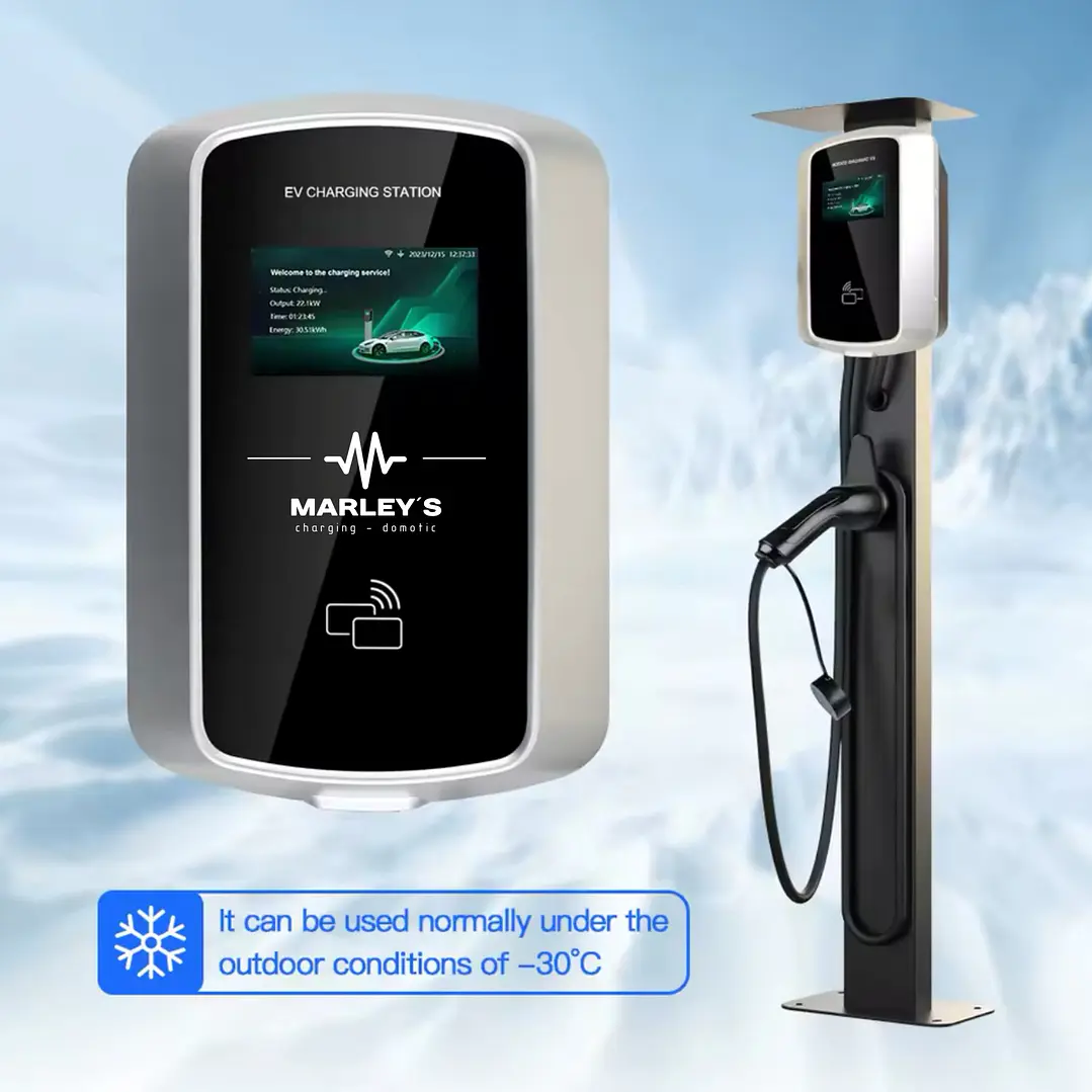 Wallbox 22 kW | 32A | Cabo 5m | App Wi-Fi | RFID | Ecrã LCD 5