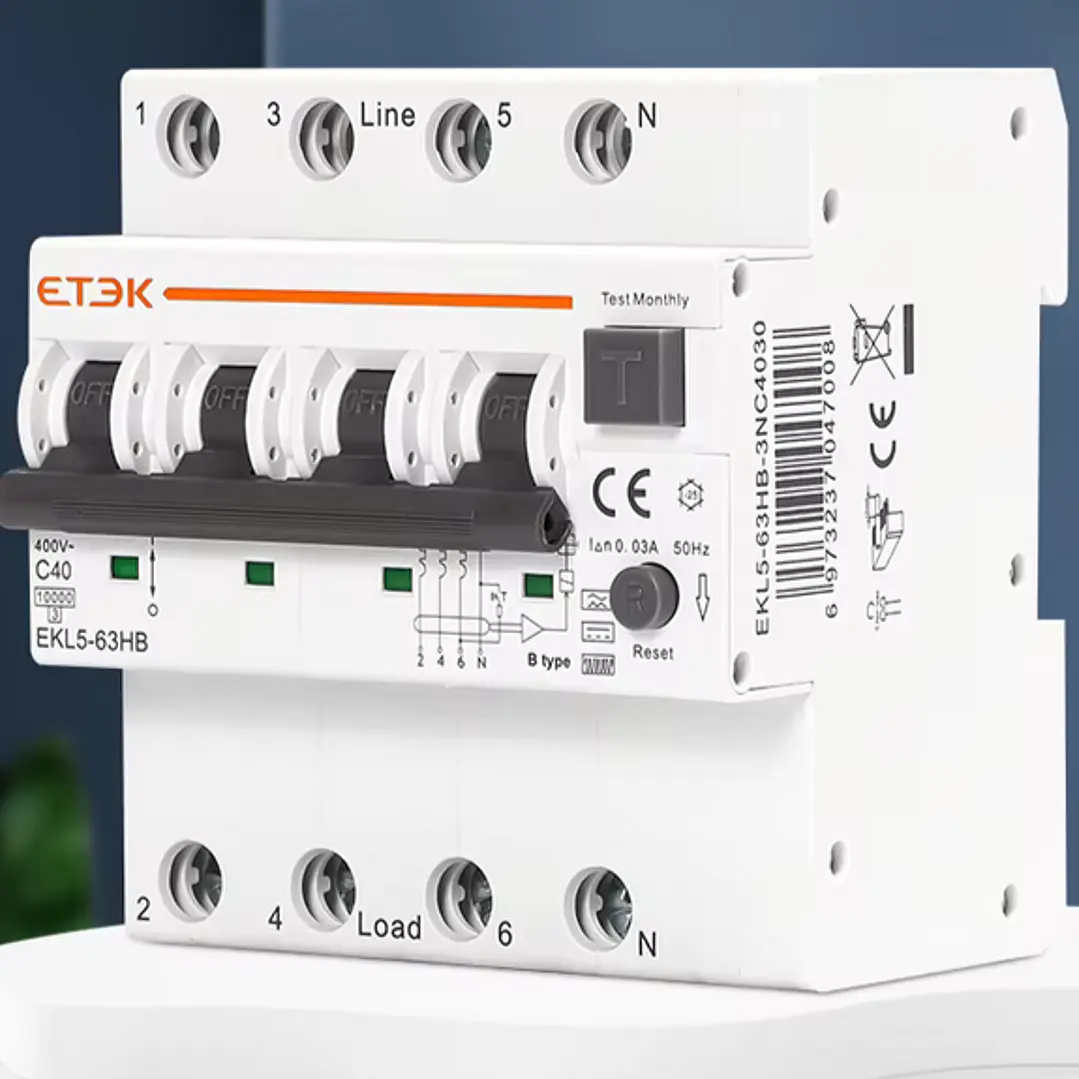 RCBO Diferencial e Disjuntor 2 em 1 - TRIFASICO - 16A - 30 ma - TIPOA 1