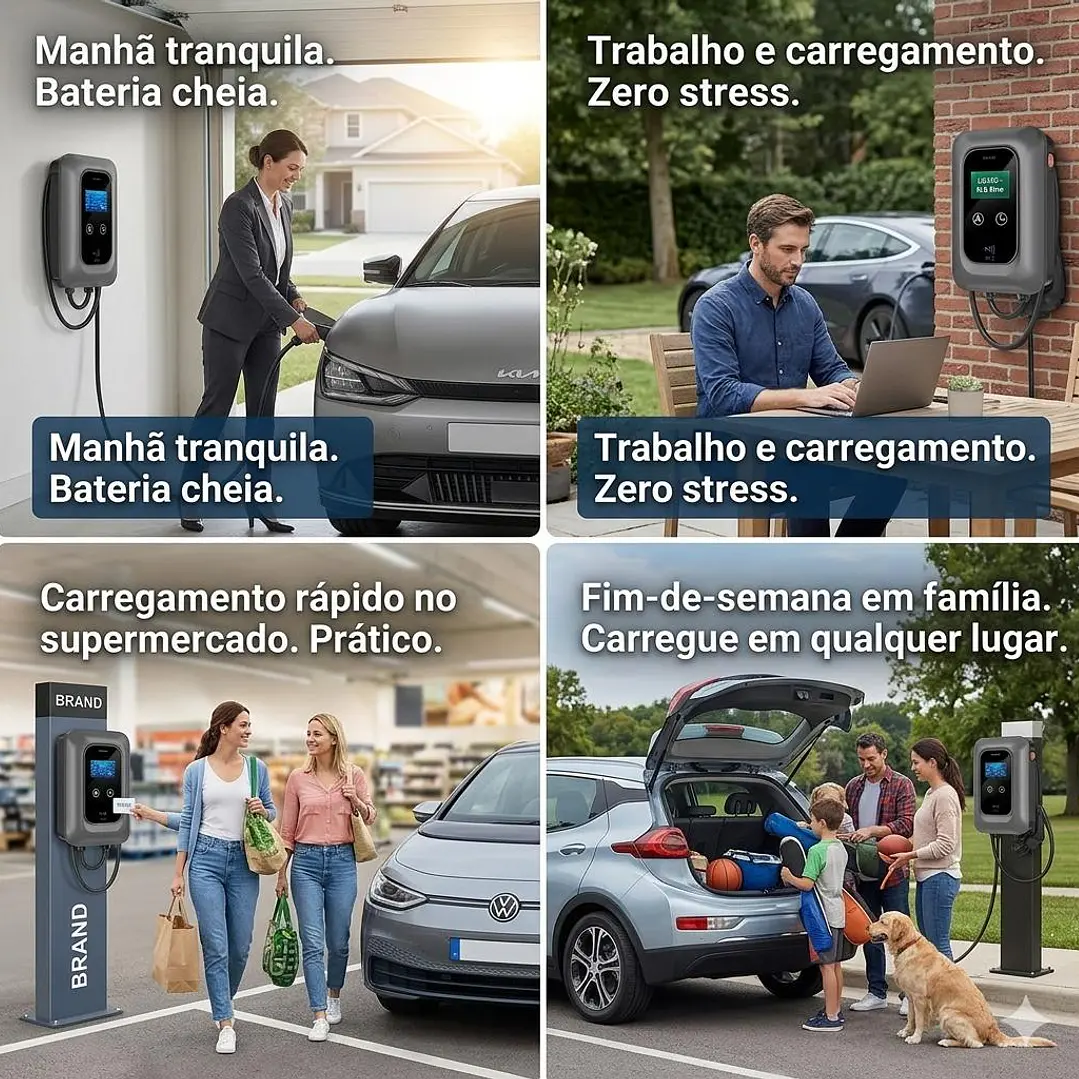 Wallbox 7 kW | 32A | Cabo 5m | App | RFID | DLB - Balanceamento de Carga SEM FIOS 10
