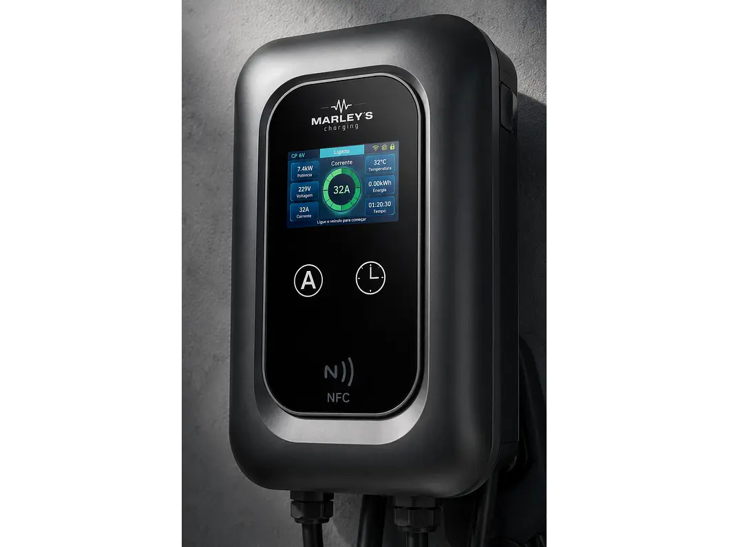 Wallbox 7 kW | 32A | Cabo 5 ou 10m | App | RFID | DLB - Balanceamento de Carga SEM FIOS 15