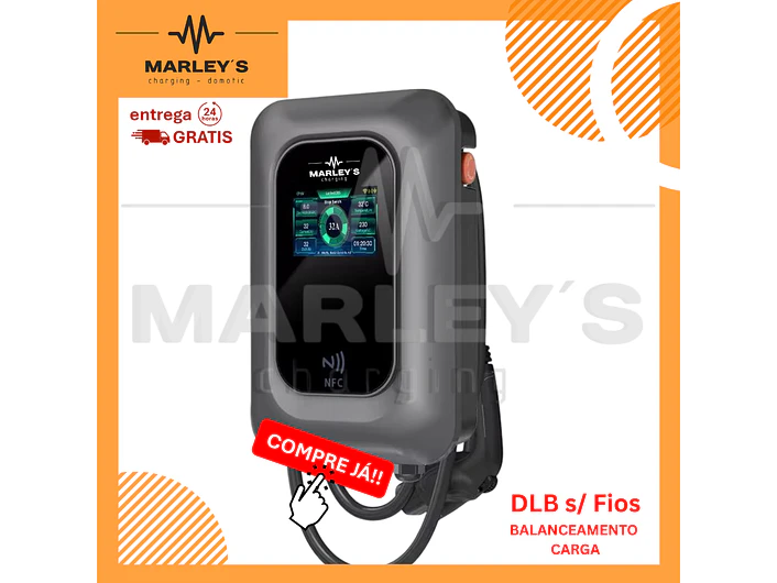 Wallbox 7 kW | 32A | Cabo 5 ou 10m | App | RFID | DLB - Balanceamento de Carga SEM FIOS 1